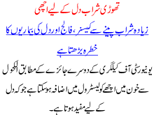 Thori sharab dil k liay achi