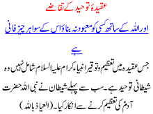 Aqeeda e toheed kay takazay 
