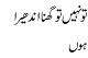 Tu Nahe Tou Ghana Andheera Houn May