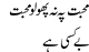 Muhabbat Pay Na Pholo