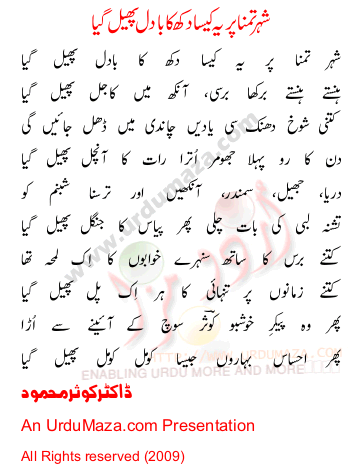 Urdu Sad Poem