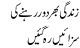 Zindagi Bhar Durr Rehnay