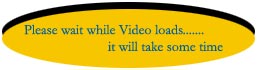 Wait , Video will take time to load