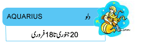 Daily Urdu horoscope Aquarius