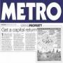 Metro The most published newspaper of the world