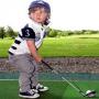 Two-year-old became a golf player