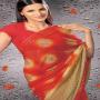 fashion tips for Wearing red sari in night parties