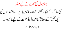 Nashta Dil Ki Sehat K Lye Mufeed