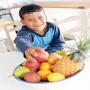 Children Love fruits which look fresh