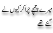 Urdu Joke Online : Mera Chamcha Kion Le Gaye Thay