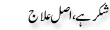 Urdu Joke Online : Shukar Ha Asal Ilaj