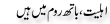 Urdu Joke Online : Ehlyat Or Bathroom Me Hai