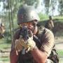 Five people killed in a private hospital when security forces searched for suspected injured militants