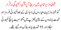 Search Operation In Shamali Wazirastan