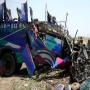 Paistan Air Force Plane Destroyed