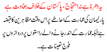 This Is Not A Sit-in Protest But Against Pakistan Coup