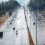 Rain and snow in different parts of the country