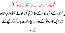 Arrested Four Militants In North Waziristan