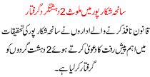 2 Terrorists Arrested Involved In Shikarpur Incident