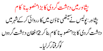 Terror Bid Foiled In Peshawar