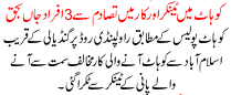 Kohat Collision Between Car And Tanker Kills 3