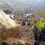 11 dead in landslides Houses In Kashmeer