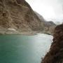 Water starts flowing from ATA Abad lake through SPILL way