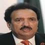 Sayasi ranjishain khatam karany k liay rehman malik karachi pohnch gaye