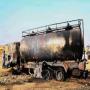7 people killed in bus oil tanker collision