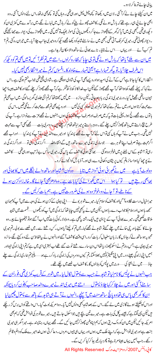 A Woman Story In Urdu Aa Ab Laut Jao