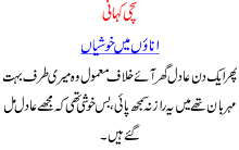 Urdu Story Of Pakistani Culture And Community In Urdu Anaon Main Khushiaan