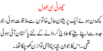 Urdu Kahani Chothi Si Bhool