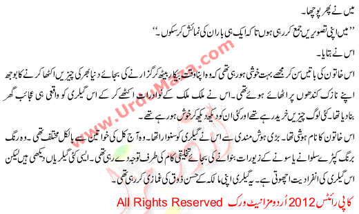 Urdu Kahani Bazooq Or Bahimat Khatoon