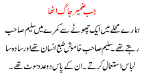 Urdu Kahani Jab Zameer Jag Utha