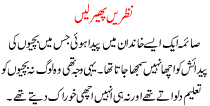 Urdu Kahani Nazre Pheer Li