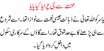 Urdu Kahani Mehnat Se Ji Churaya Kya Paya