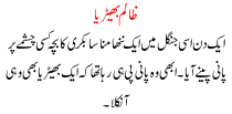 Urdu Story For Children Zalim Bherya