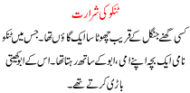 Urdu Story For Children Tinko Ki Shararat