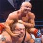 World Champion of Wrestling Kurt Angle Rock Steve Aston Randy Orton Omega broke