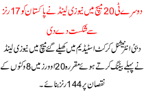 Newzeland Beat Pakistan 17 Runs  In 2nd T20 Match