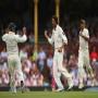 Australia seven down at tea in first day of second test match